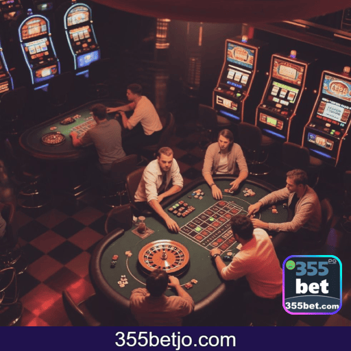 Imagem promocional do cassino online da 355BET mostrando jogos ao vivo